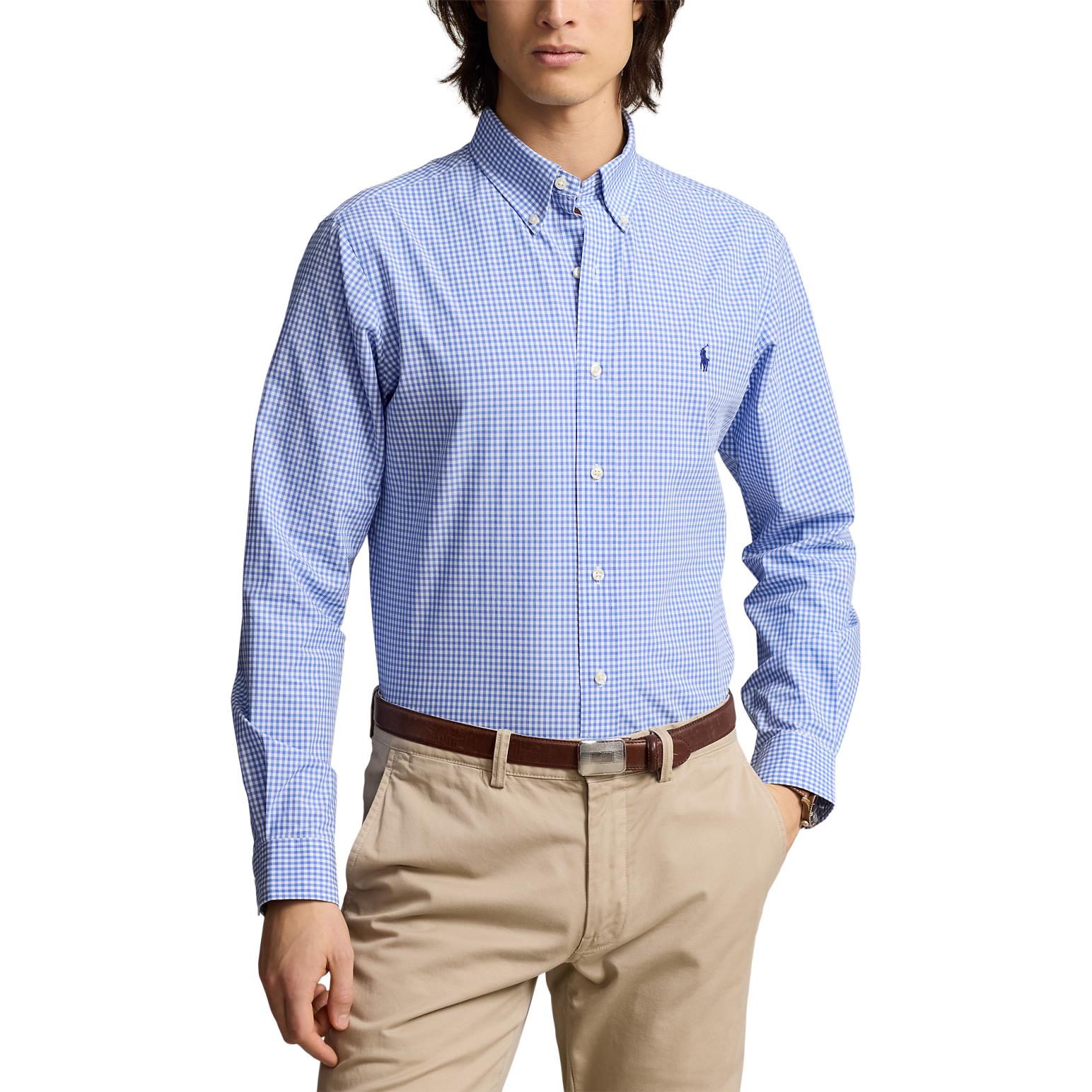 Polo Ralph Lauren Slim Fit Checked Stretch Poplin Shirt