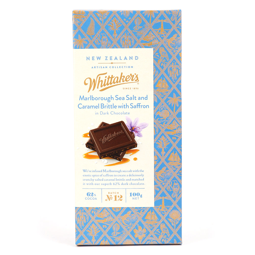 Whittaker's Seasalt & Caramel Saffron 100g