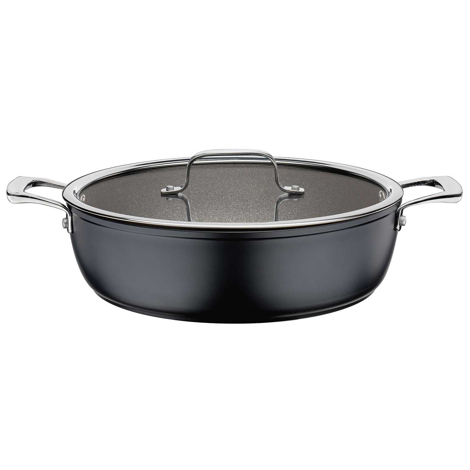 Meridian Gourmet Low Casserole 28cm With Glass Lid