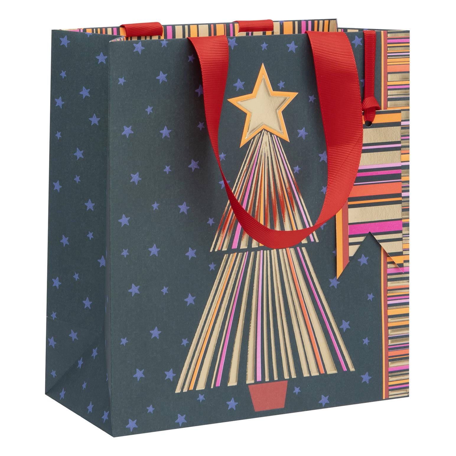 Image Gallery Xmas Bag Med Contemp Tree