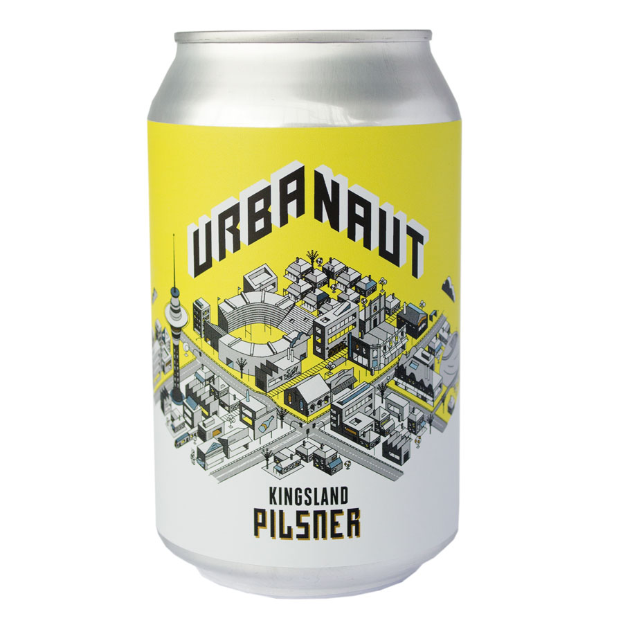 Urbanaut Brewing 'Kingsland' Pilsner 4.5% 330ml