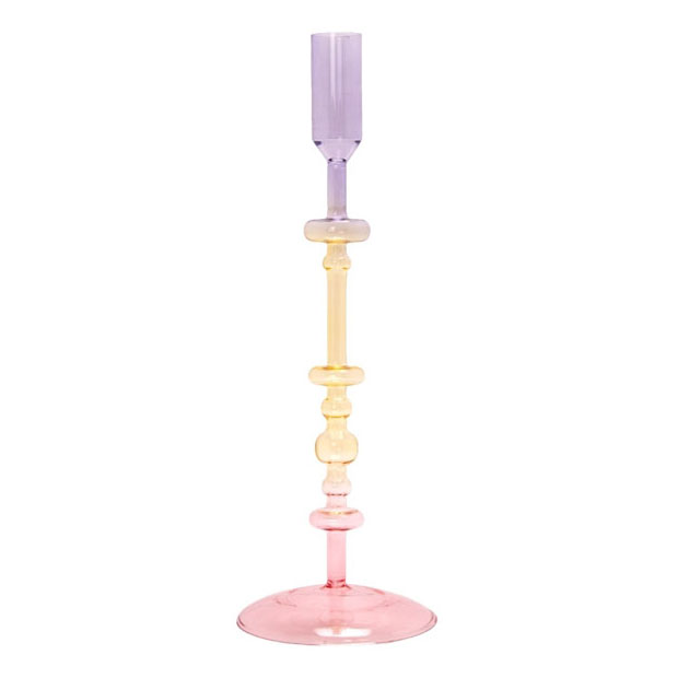 Eja Glass Candleholder