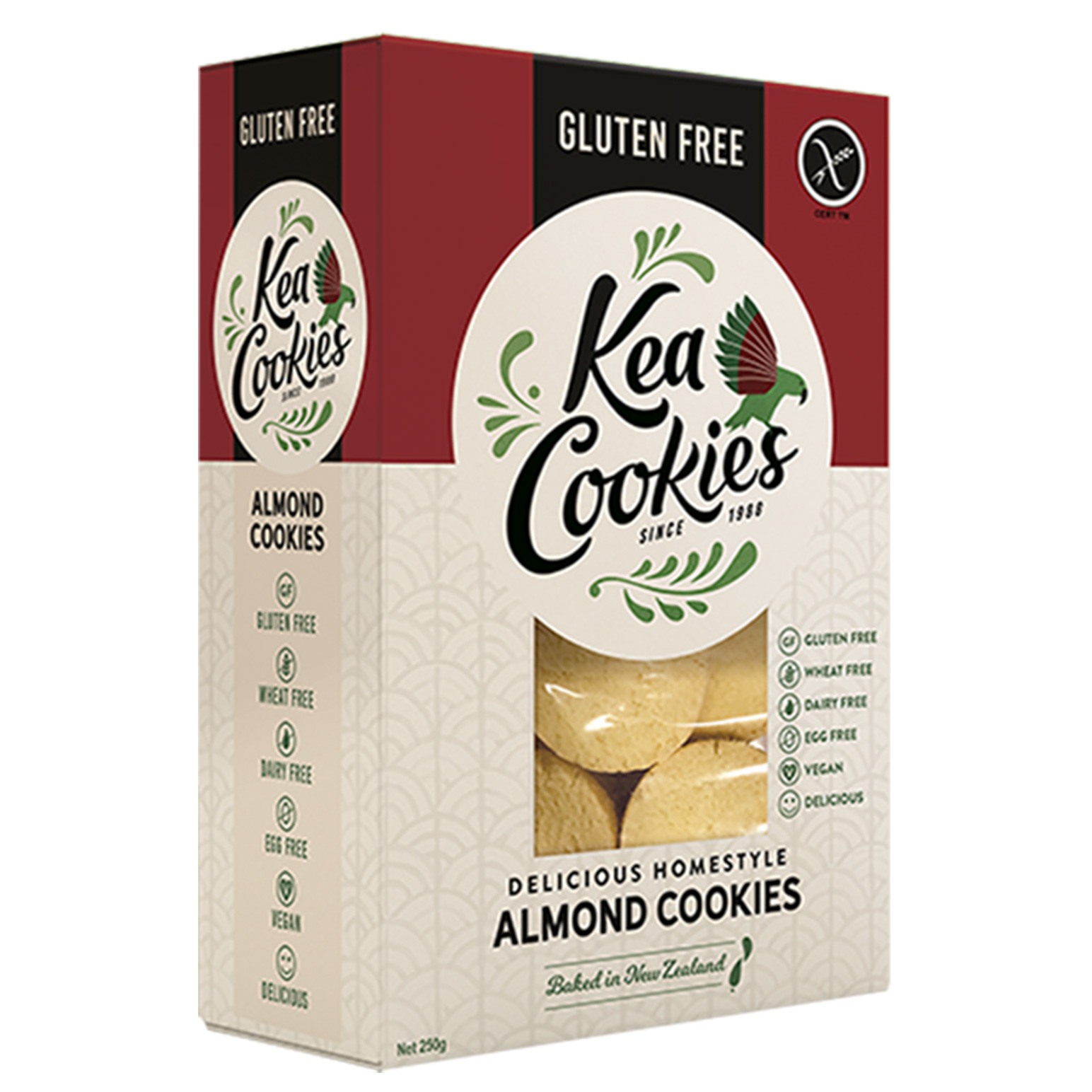 Kea Cookies GF Homestyle Almond 250g