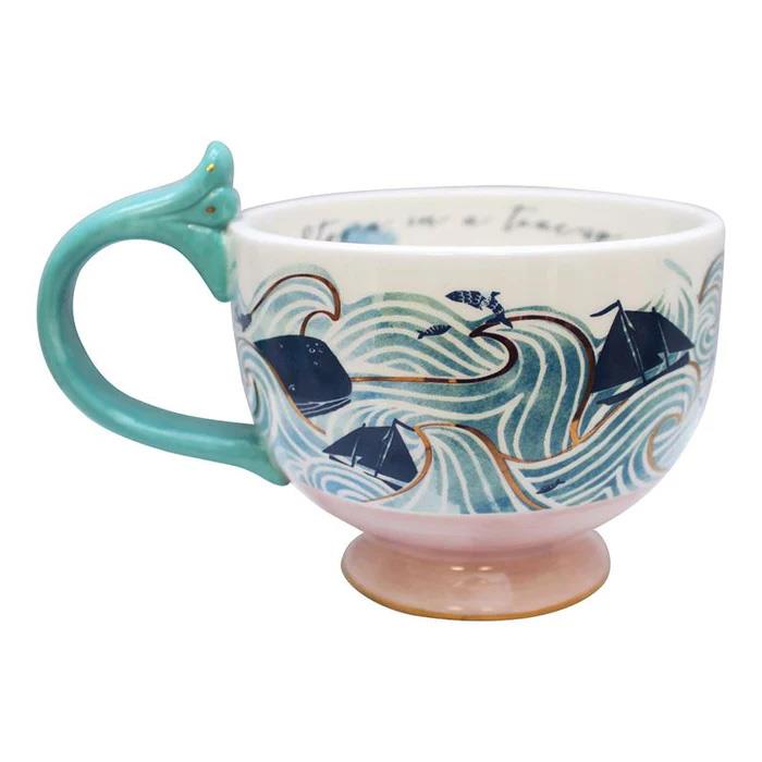 House Of Disaster By The Sea Storm Tea Cup