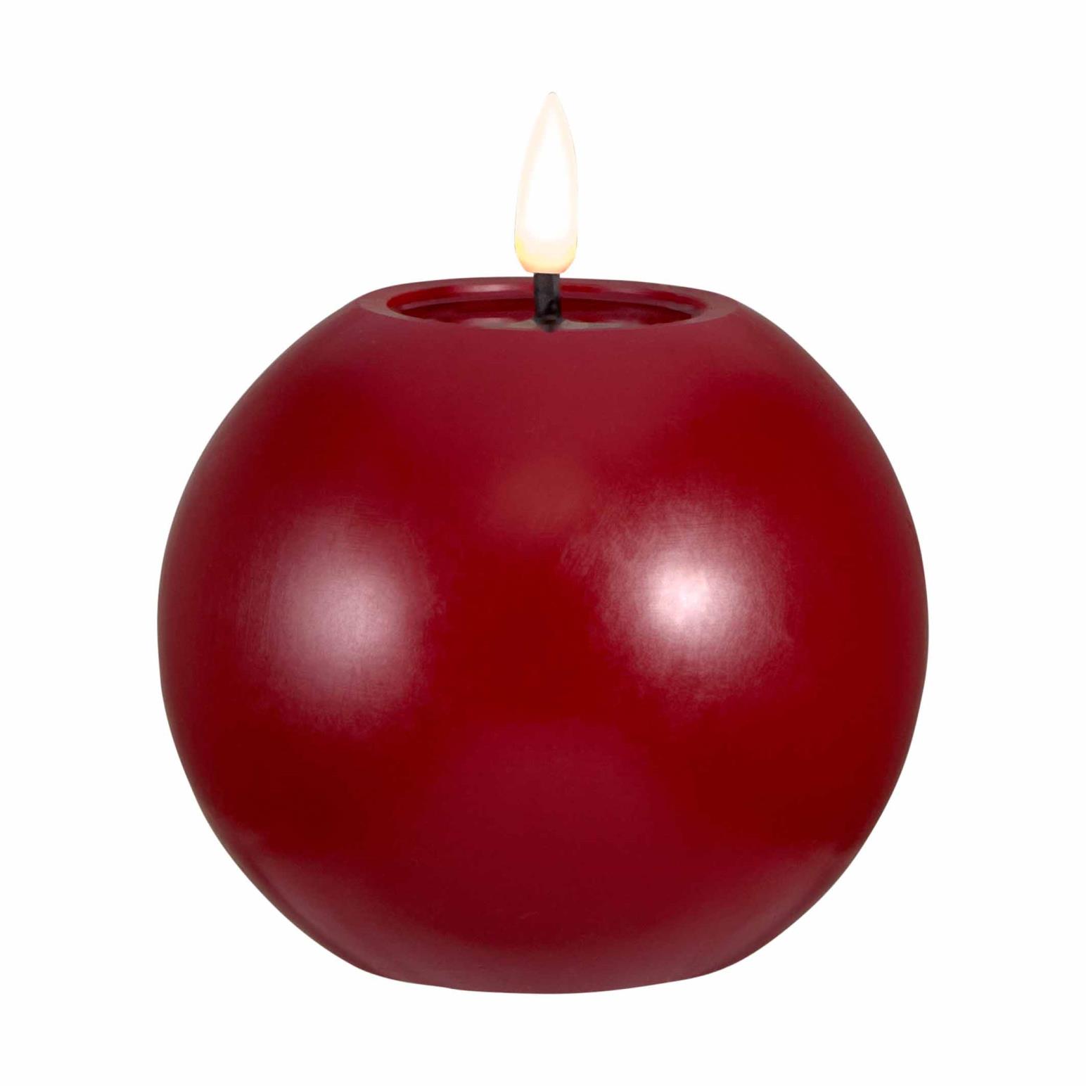 Maxwell & Williams Let's Get Lit Flameless Round Candle 10cm Cherry