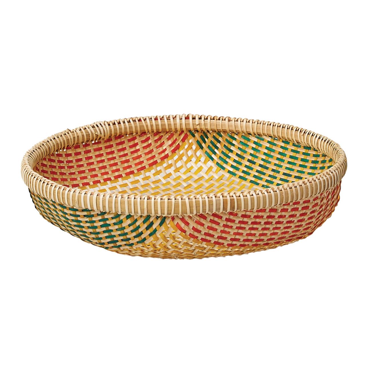 Città Thao Woven Basket Yellow/Multi M