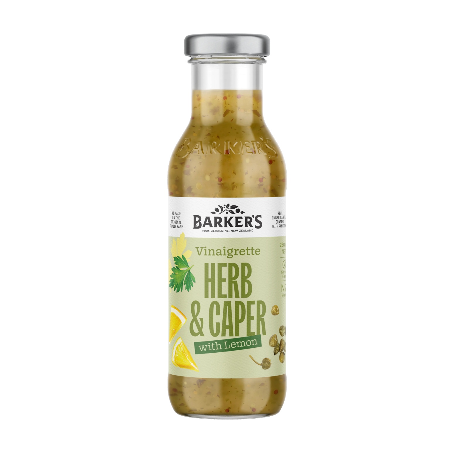 Barker's Mustard Herb & Caper Vinaigrette 280ml