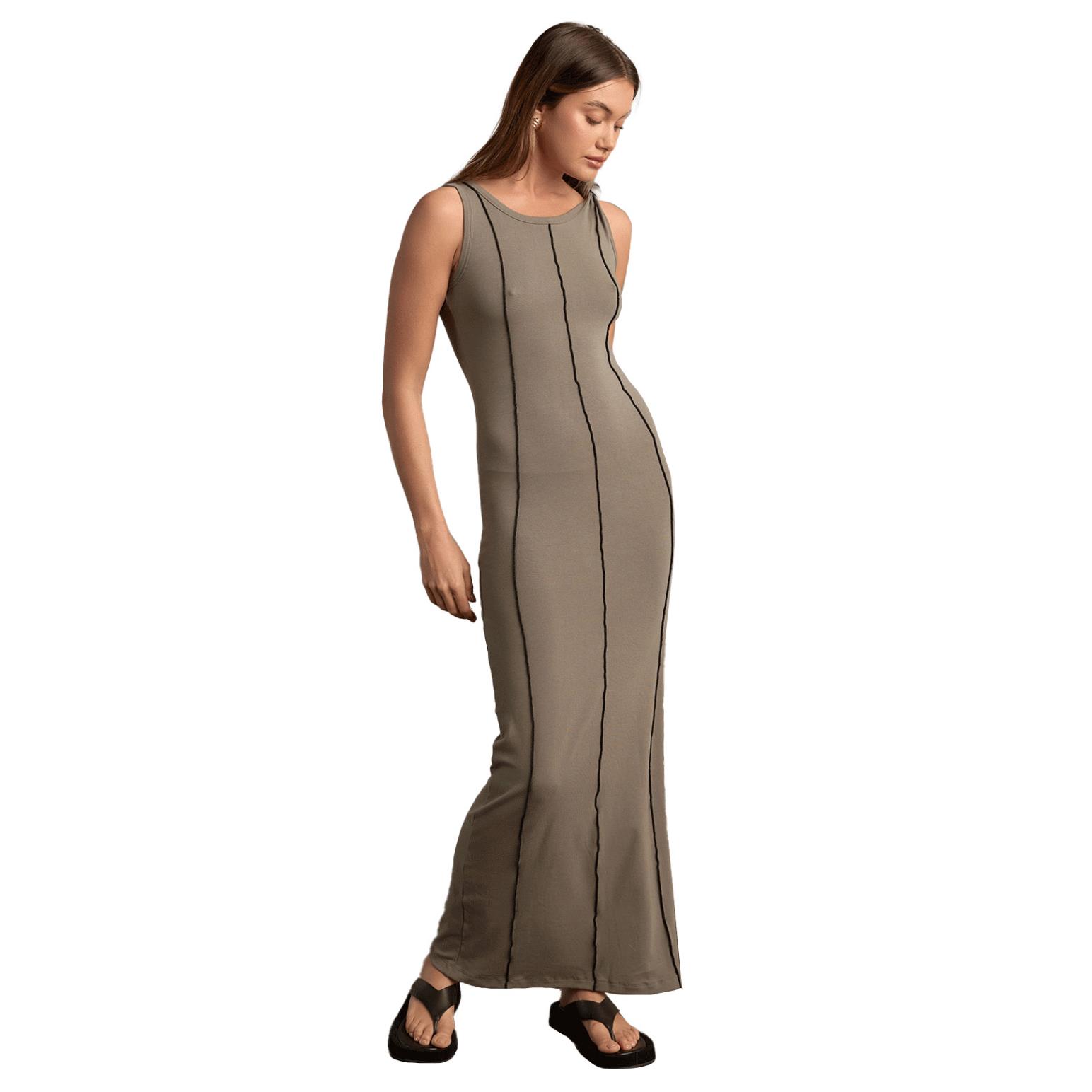 RAEF Charlotte Jersey Maxi Dress