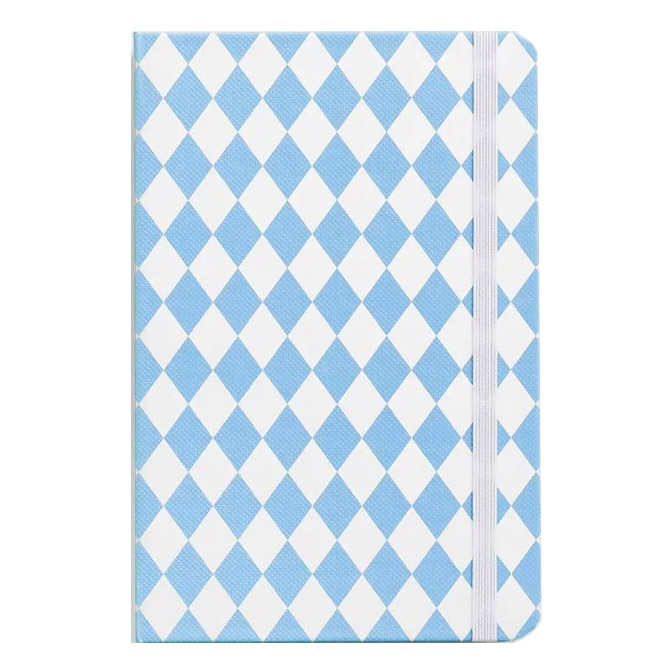 Father Rabbit Blue Diamonds Hardcover Notebook