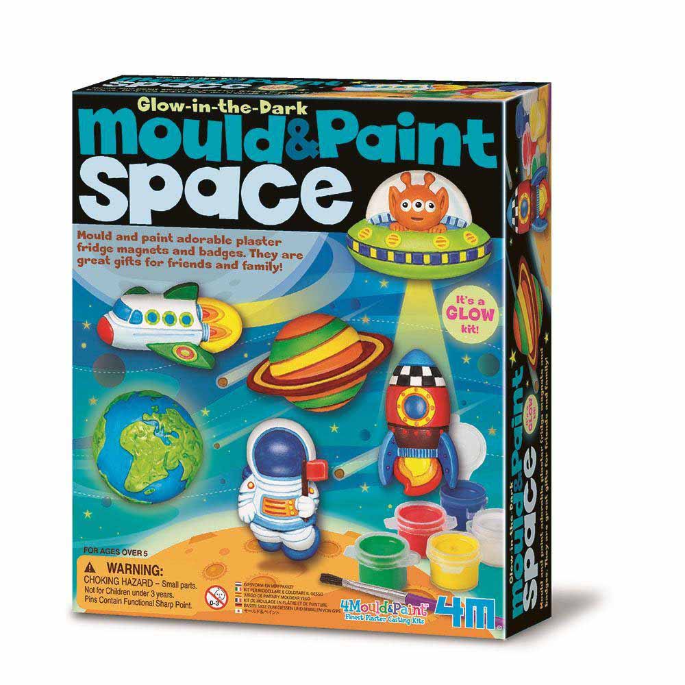 4M Mould & Paint Glow In The Dark - Space