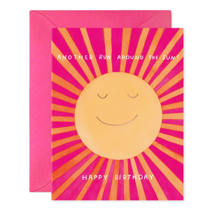 E Frances Run Around the Sun Card