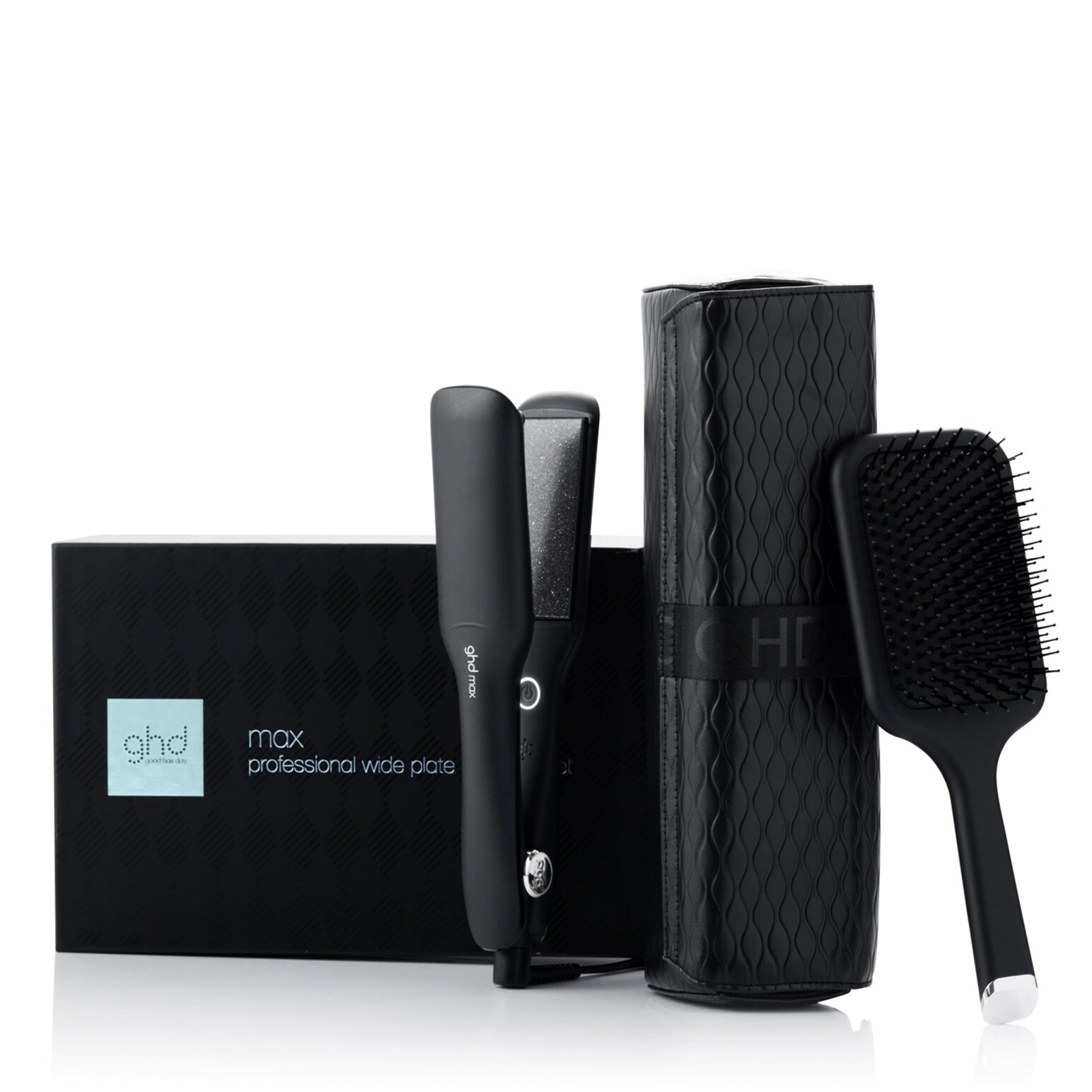 ghd Max Wide Styler Festive Gift Set in Black