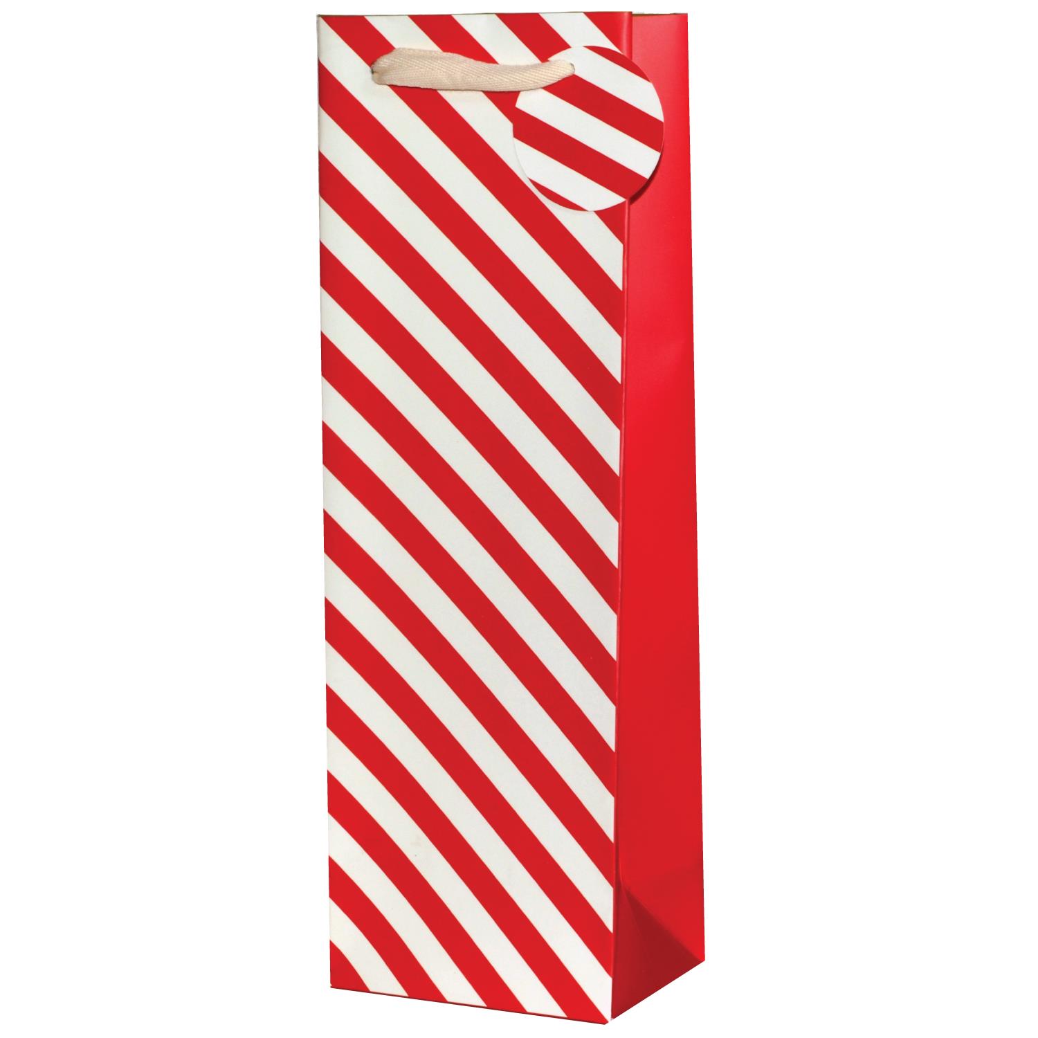 Image Gallery Christmas Bag Bottle Candy Stripes