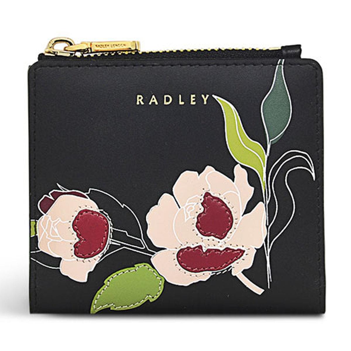 Radley Wild Roses Ziptop Coin Purse