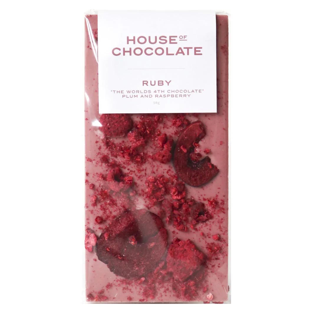 House of Chocolate Ruby Plum & Raspberry Bar