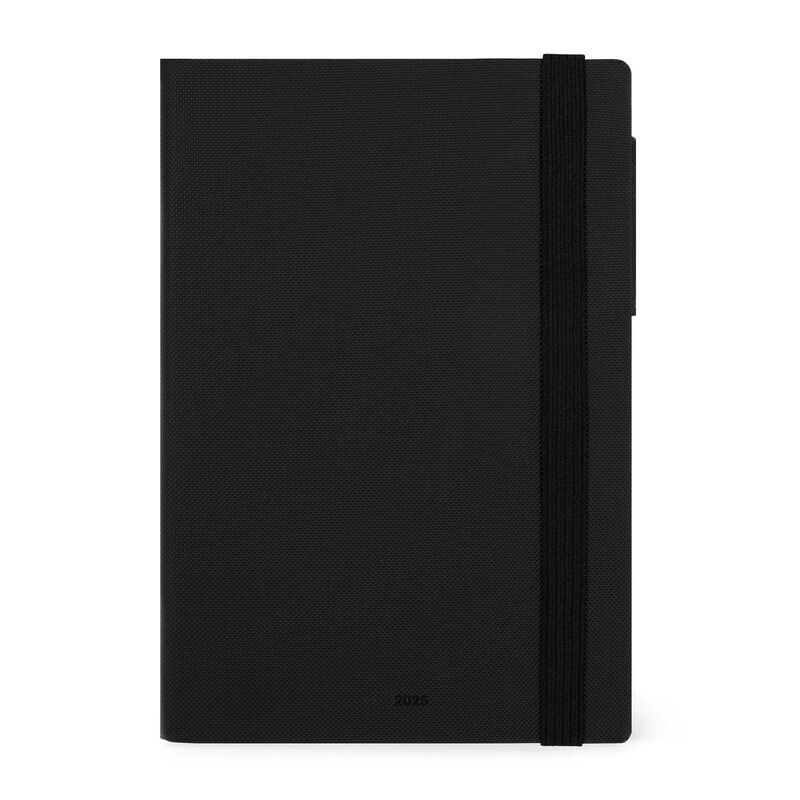 Legami Medium 12-Month Daily Diary 2025 - Black Diamond