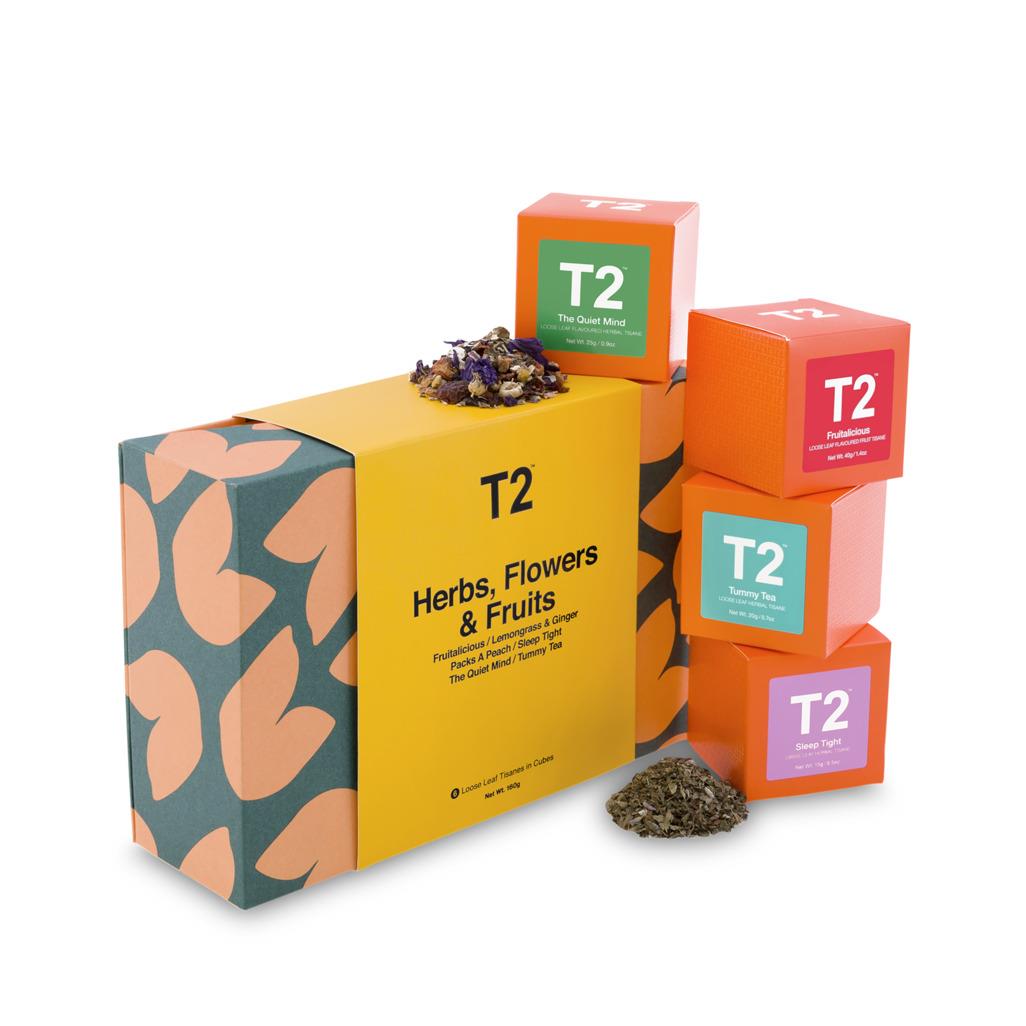 T2 Herbs, Flowers & Fruits Loose Leaf Gift Pack