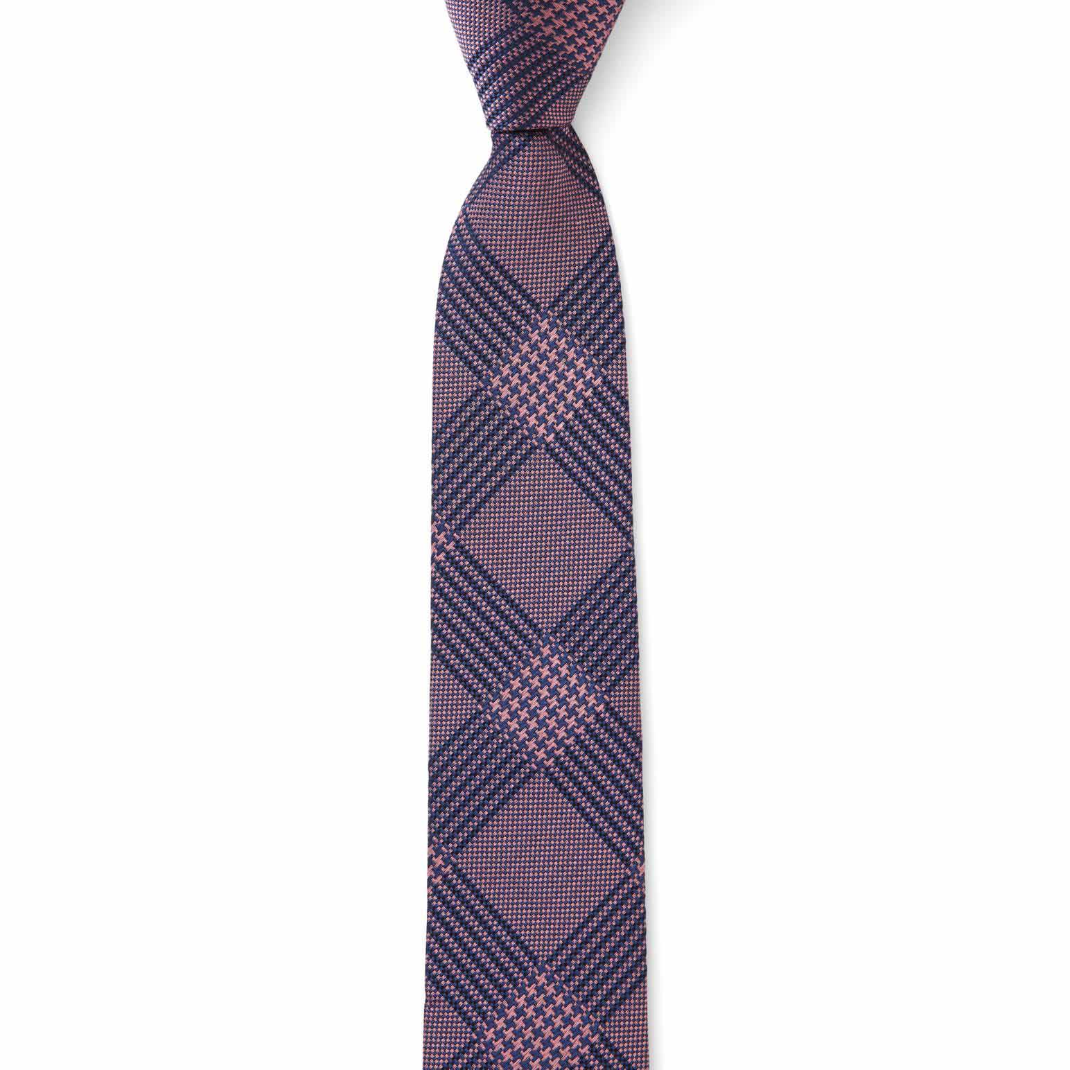 Uberstone Houndstooth Check 6cm Tie