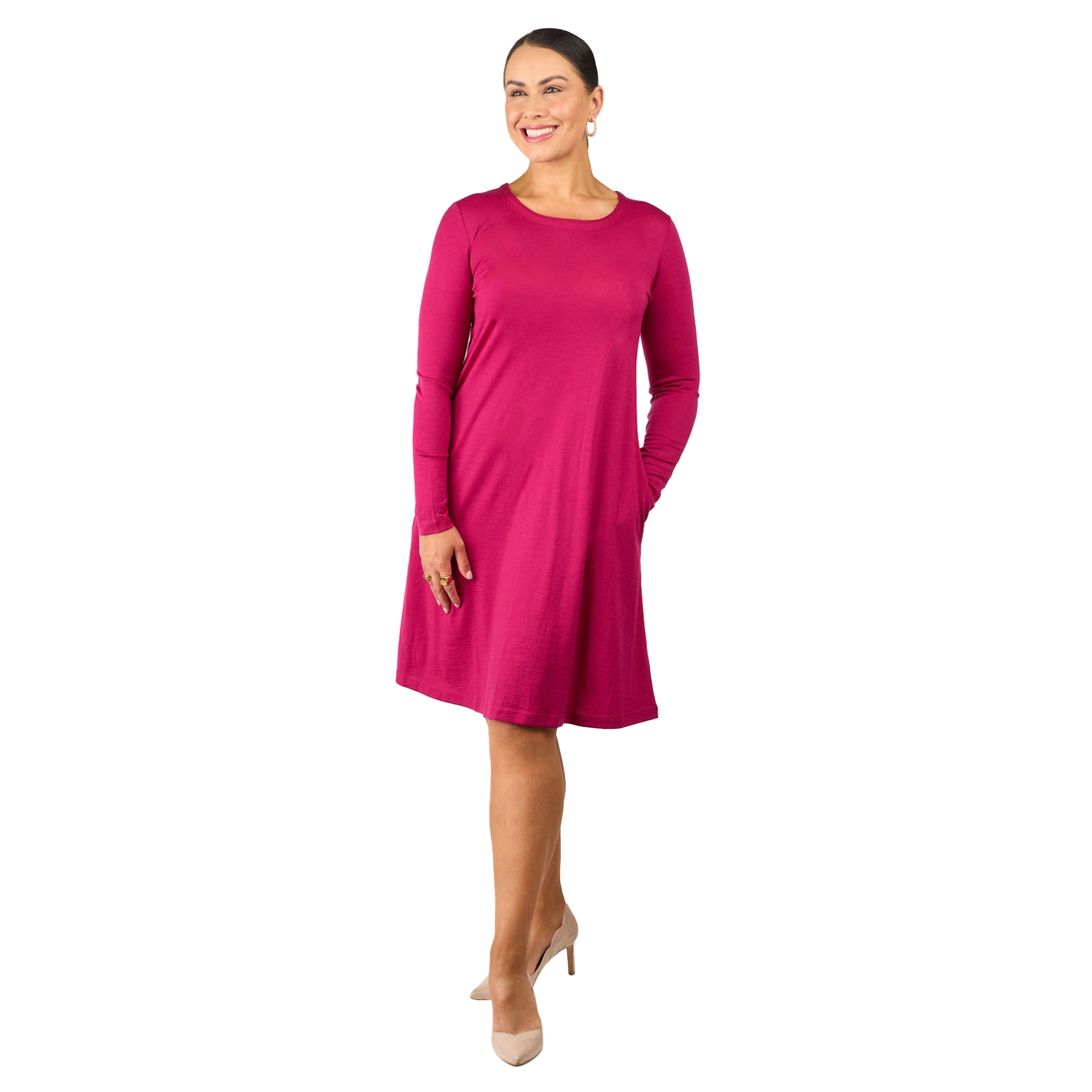 B Merino Swing Dress