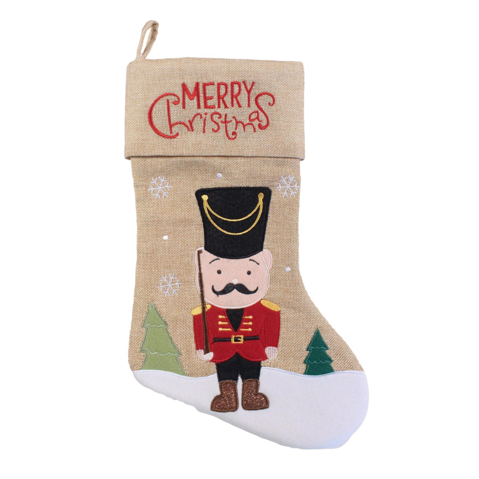 Stocking Nutcracker Design 18 Inch