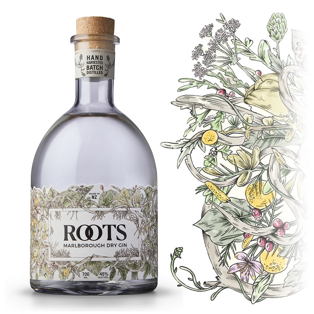 Roots Marlborough Dry Gin 700ml