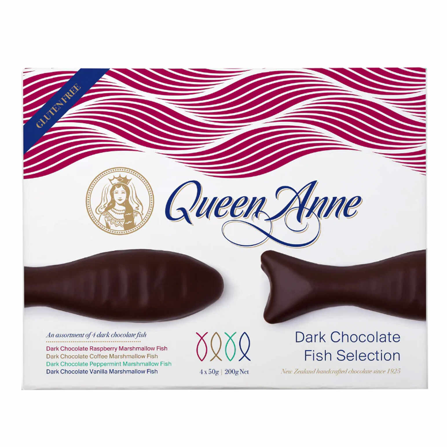 Queen Anne Dark Chocolate Fish Selection 200g