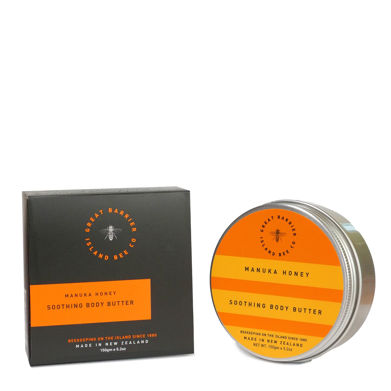 Great Barrier Island Bee Co Manuka Honey 1880 Soothing Body Butter 150g