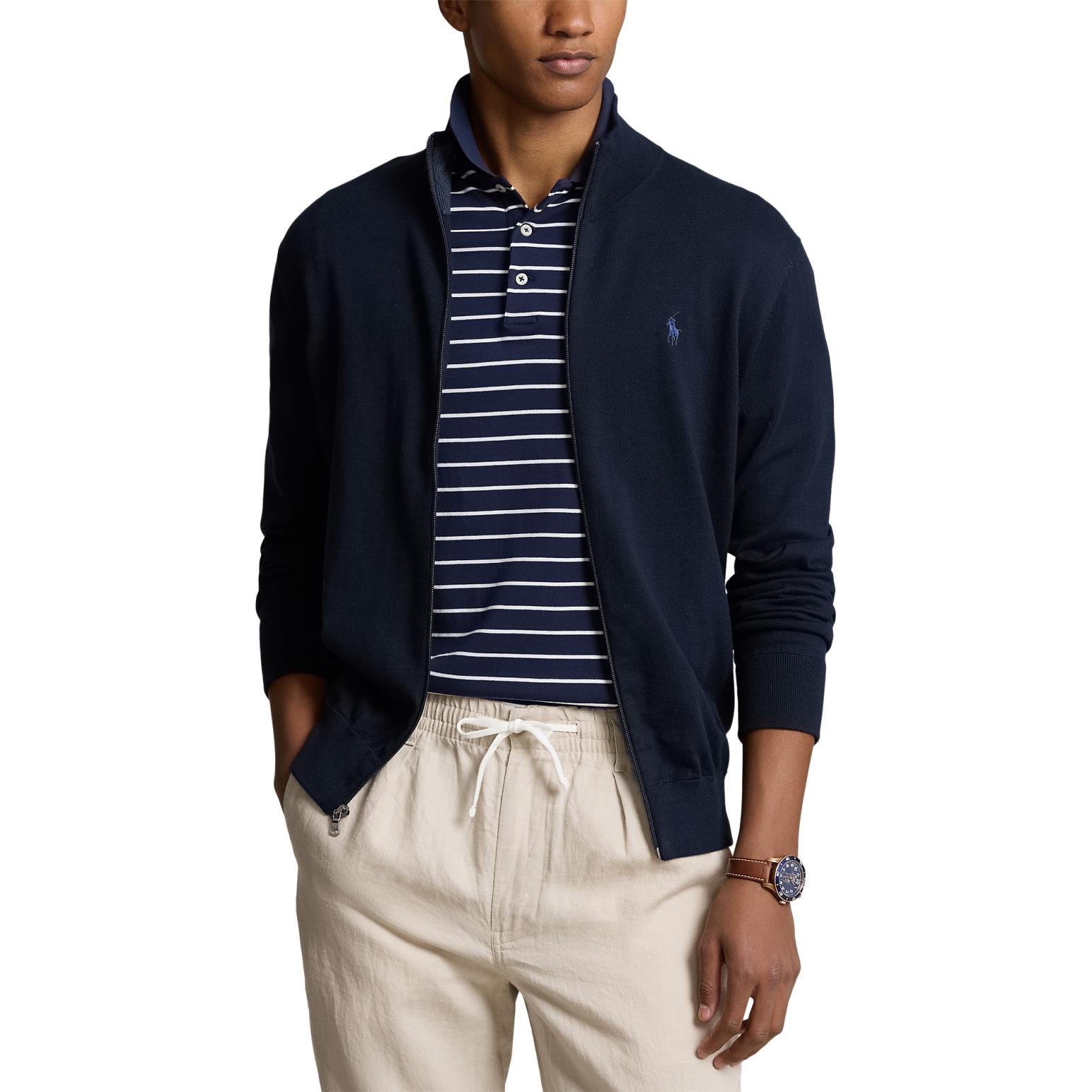 Polo Ralph Lauren Cotton Full-Zip Sweater