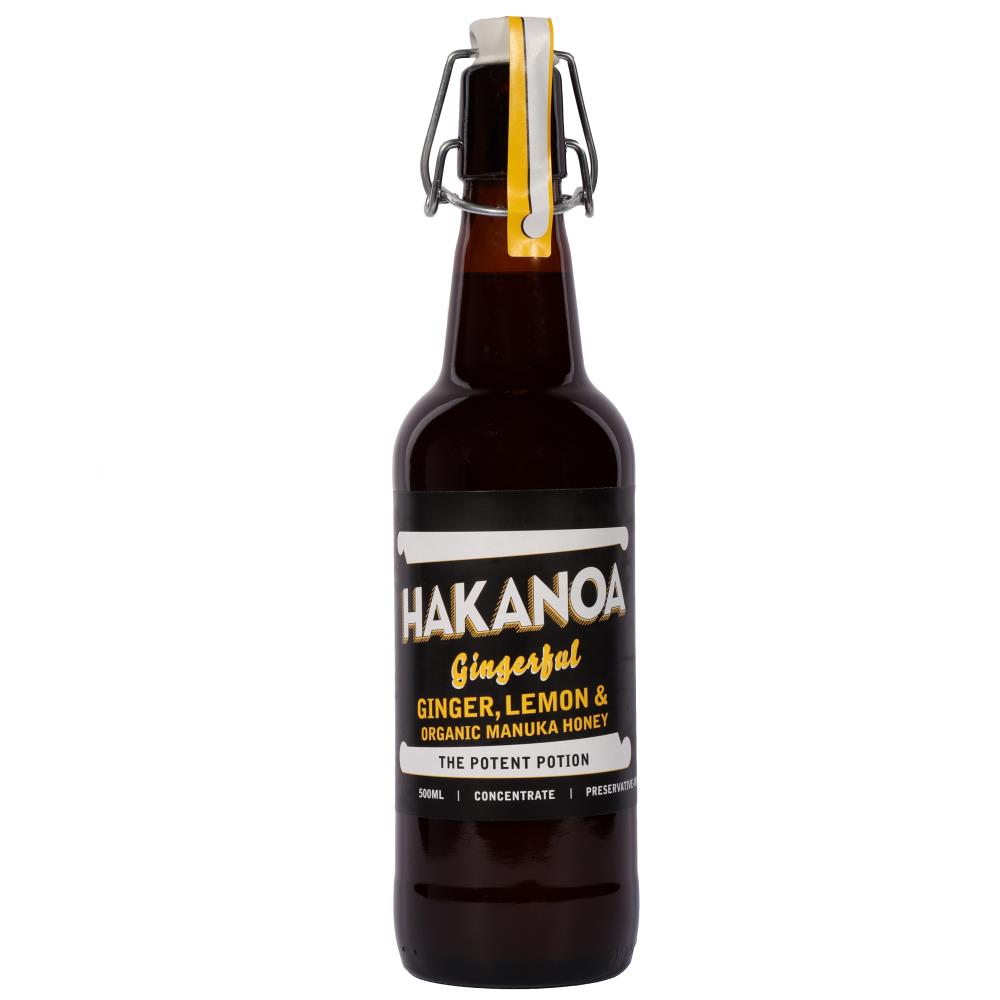 Hakanoa Ginger Lemon & Pure Manuka Honey 500ml