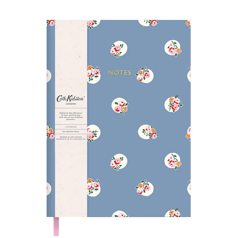 Cath Kidston Floral Spot Linen A5 Notebook