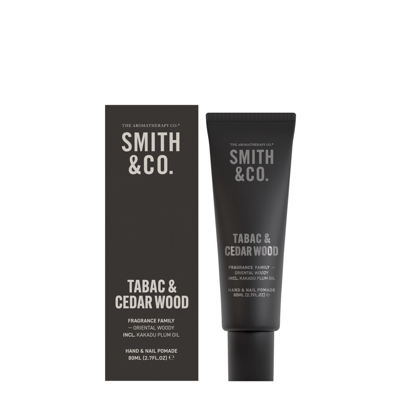 Smith & Co. Hand & Nail Pomade 80ml - Tabac & Cedarwood