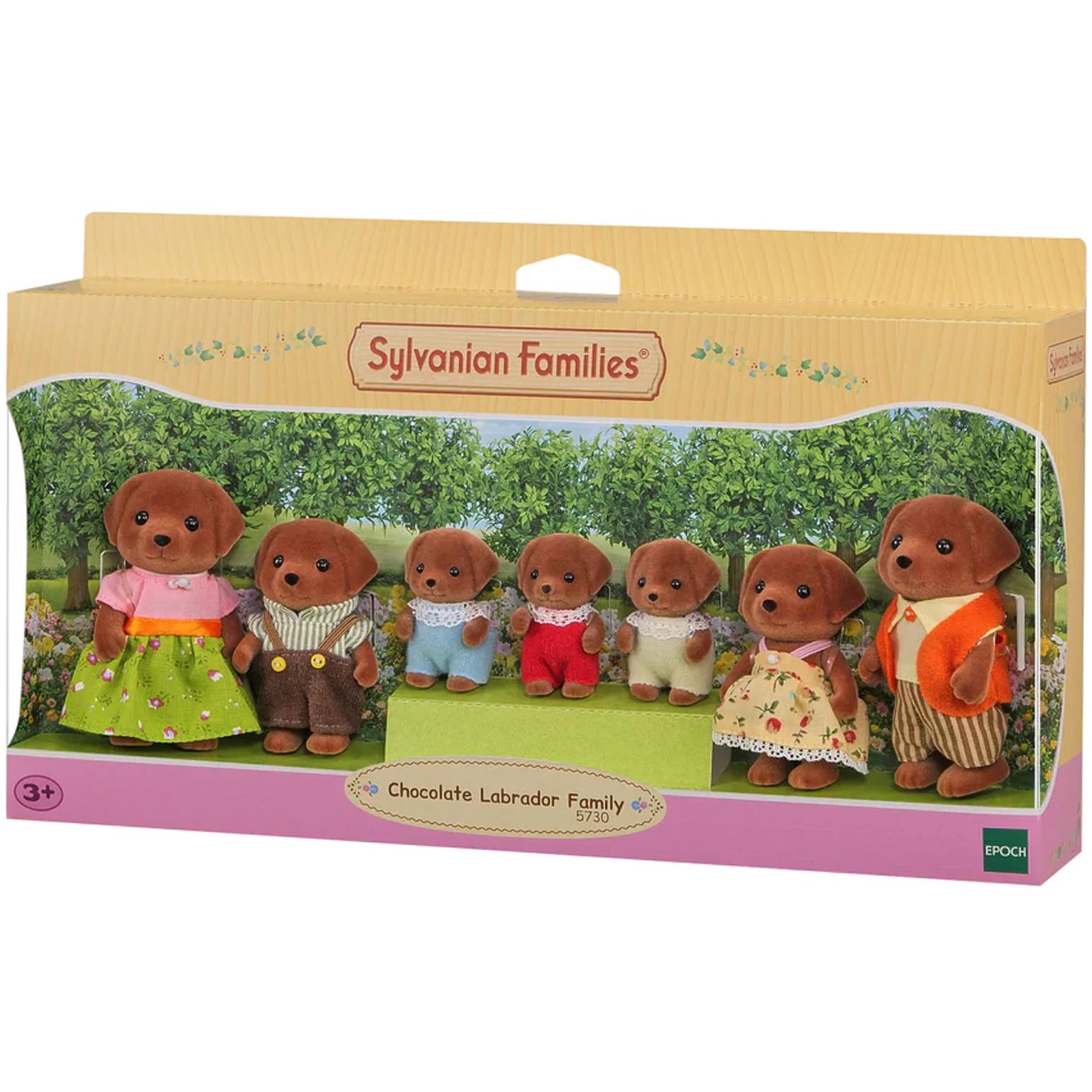 Sylvanian Families Chocolate Labrador Family