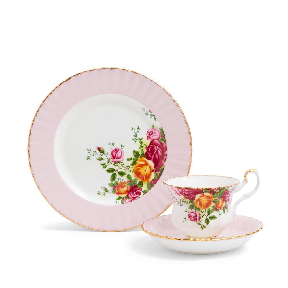 Royal Albert Old Country Roses 3 Piece Set Rose