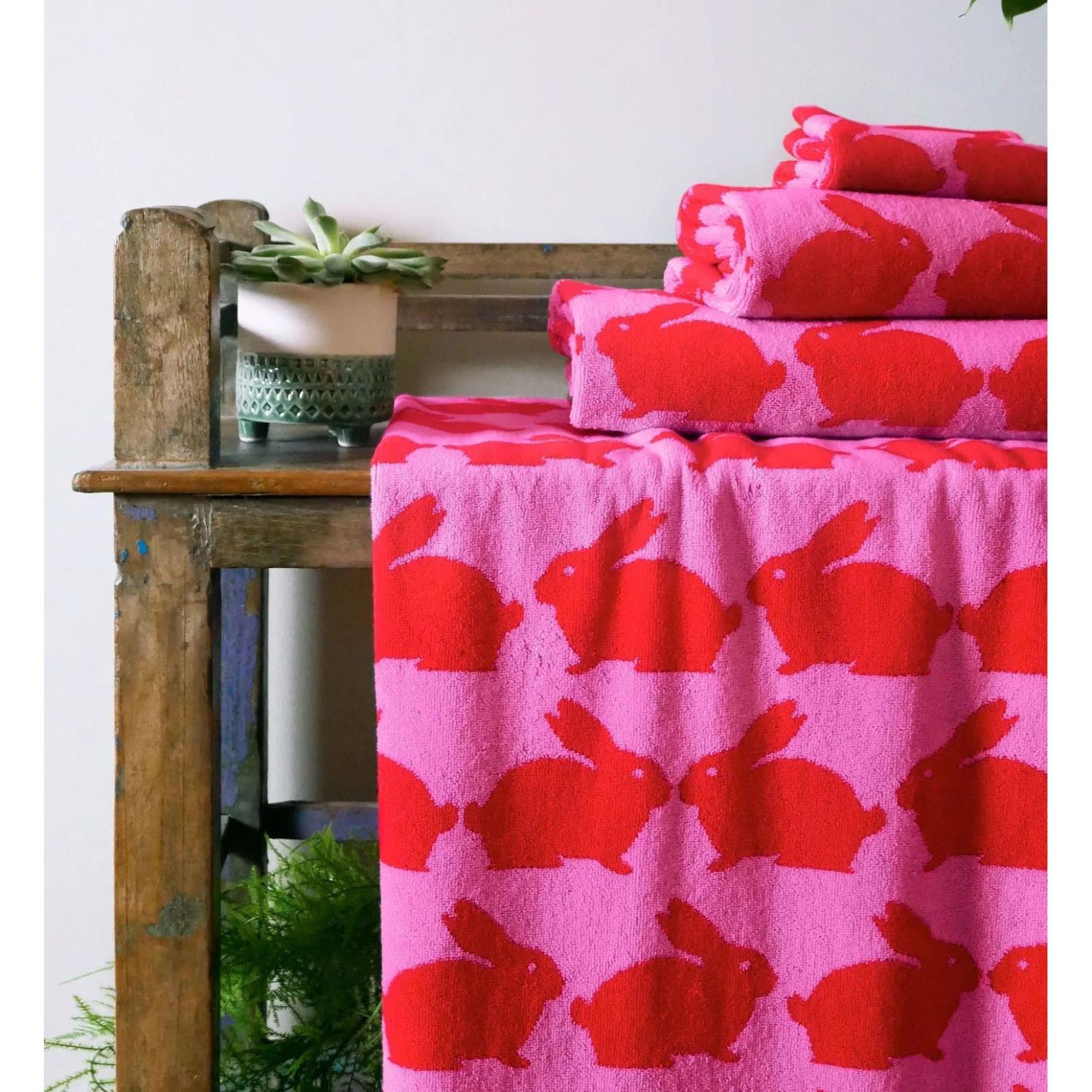 Anorak Kissing Rabbits Towel Range