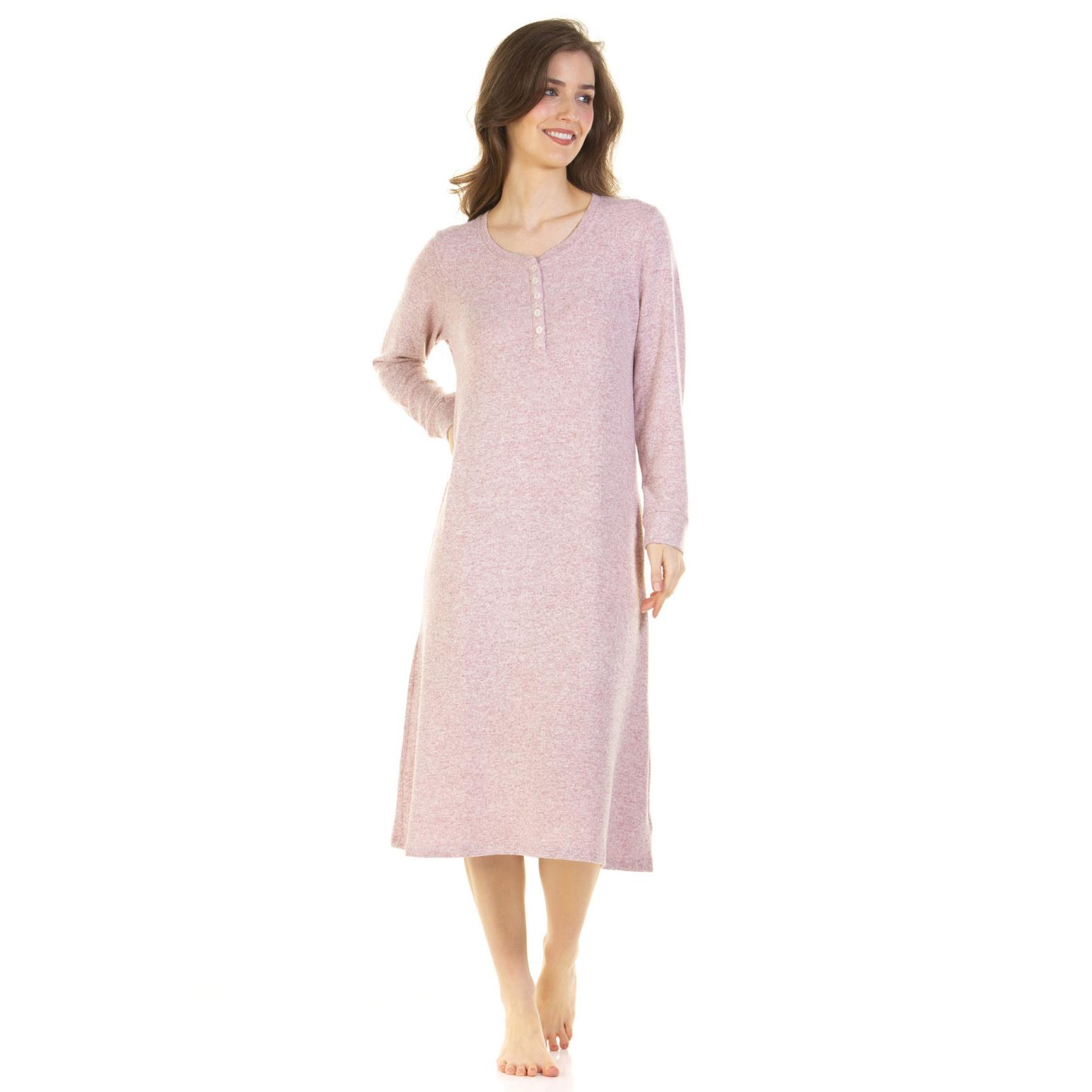 La Marquise Lush Lounge Supersoft Longsleeve Nightdress