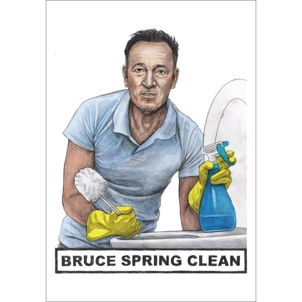 Bruce Spring Clean Card