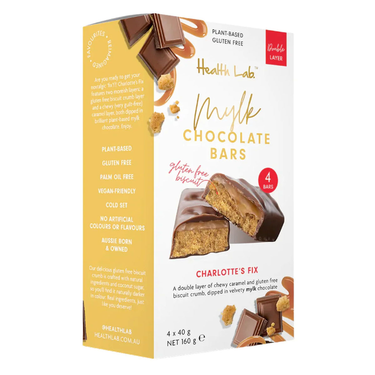 Natural Things Charlotte's Fix Mylk Chocolate Bars 4 x 40g