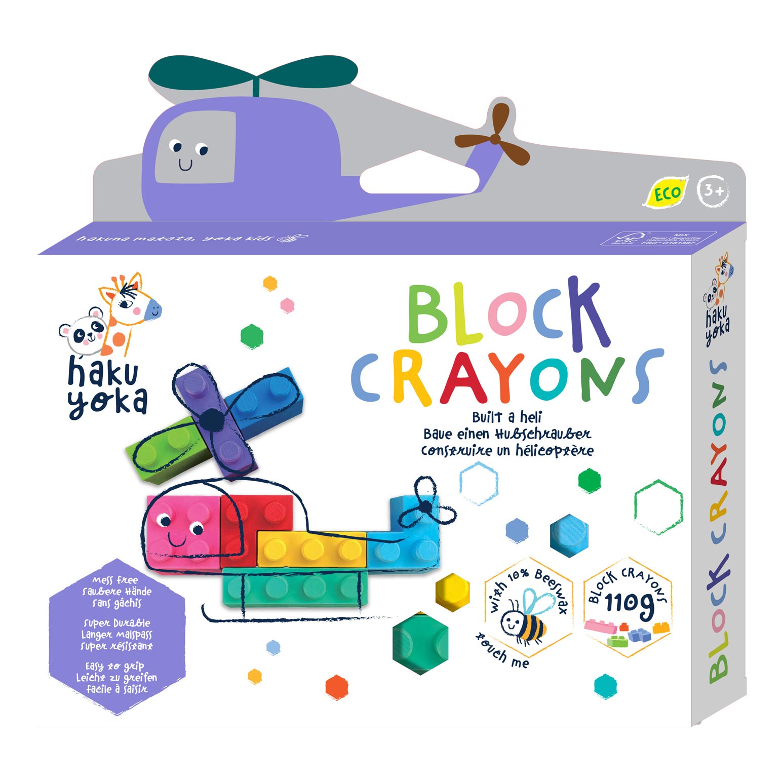 Haku Yoka Block Crayons  Heli