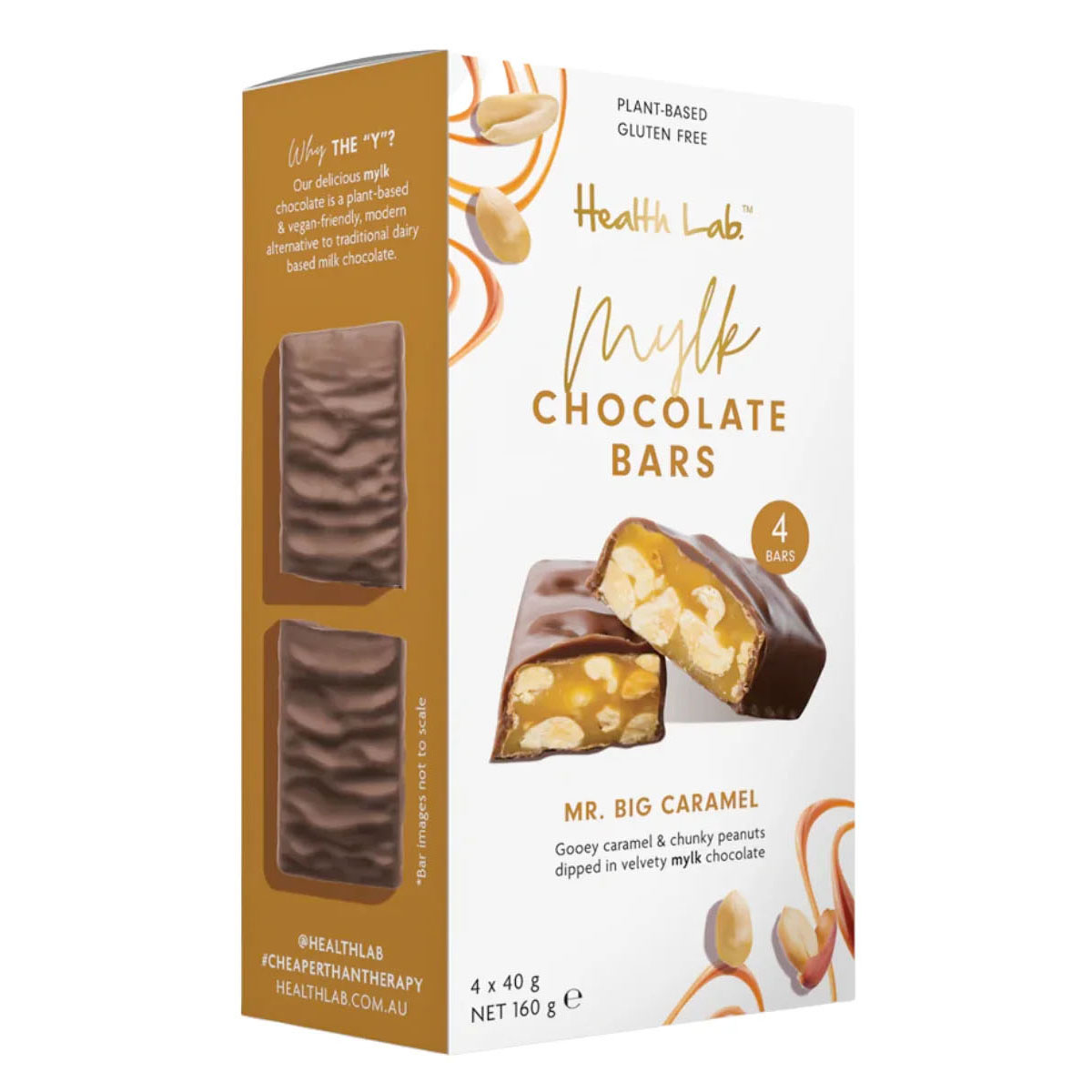 Natural Things Mr Big Caramel Peanut Mylk Chocolate Bars 4 x 40g