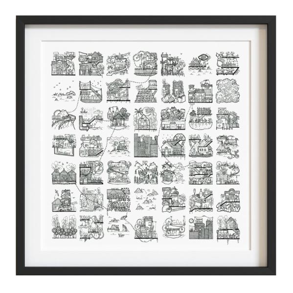 Ellie Compton Forty Nine Moments Framed Print 540x540