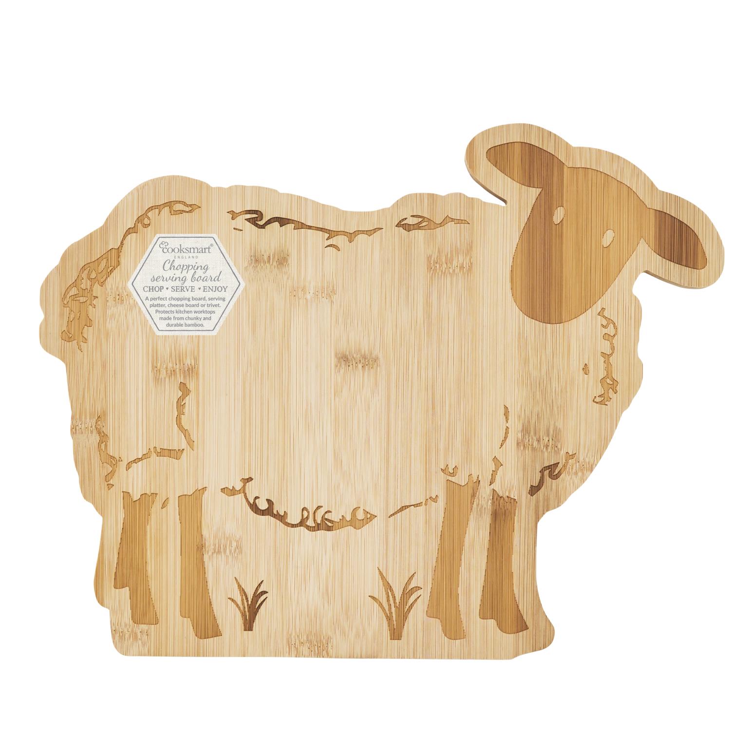 Cooksmart Highland Sheep Bamboo Sheep Board