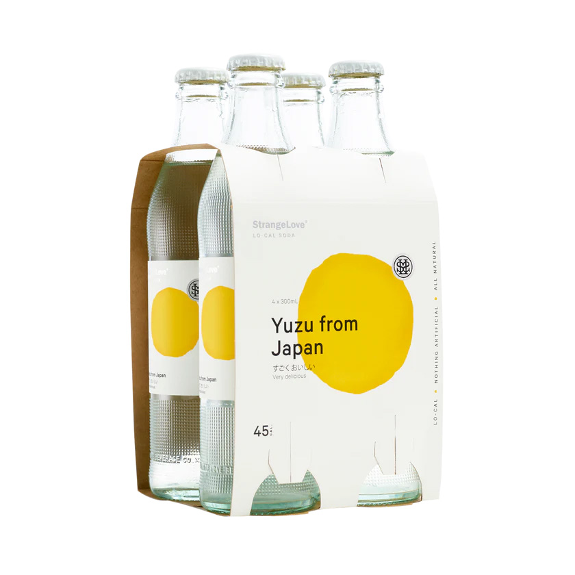 StrangeLove Lo-Cal Soda Yuzu from Japan 4x300ml