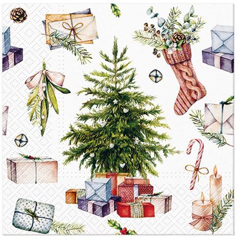 Christmas At Home Luncheon Napkins