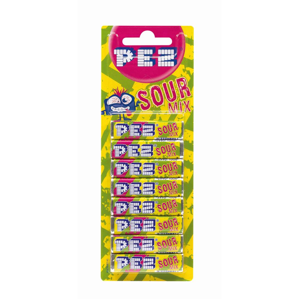 PEZ 8 Piece Sour Refills 17g