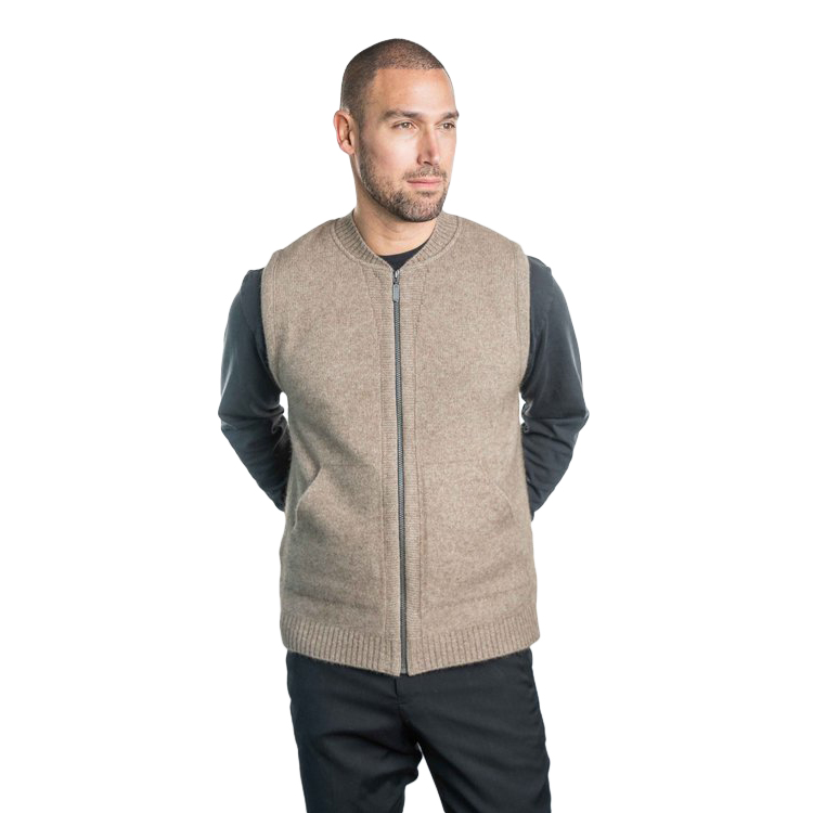 Koru Crew Neck Zip Vest