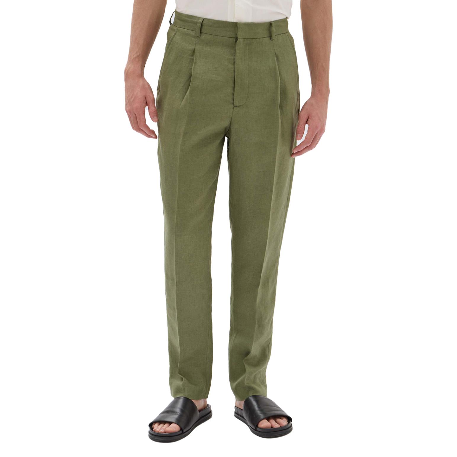 Assembly Label Ellis Linen Pant Pandan