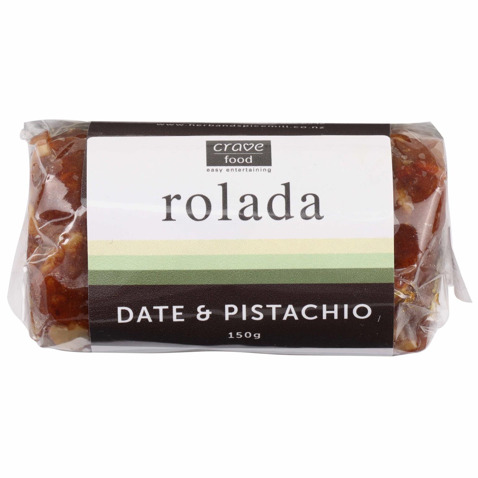 Sassy Foods Small Date & Pistachio Rolada 150g