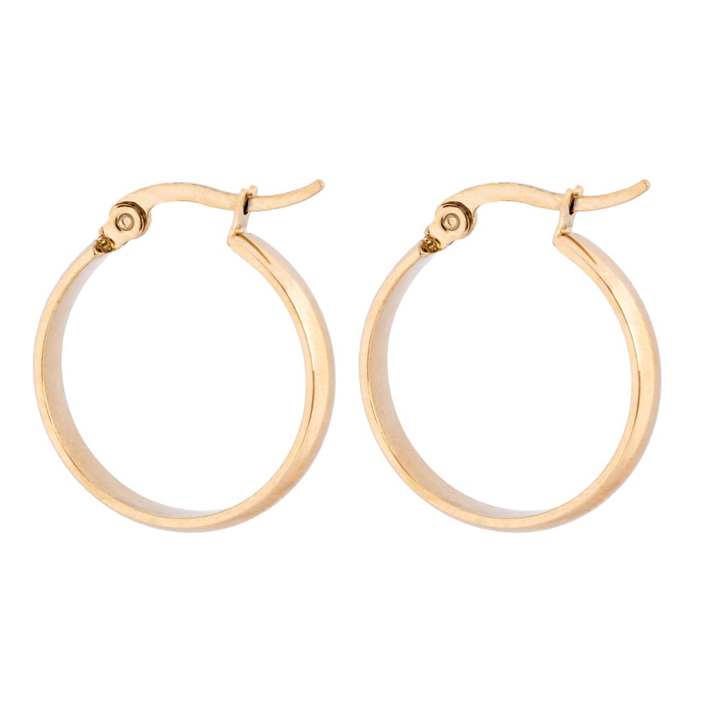 Charm Gold Reg Hoop