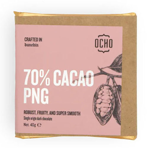 OCHO 70% Cacao PNG Chocolate 40g