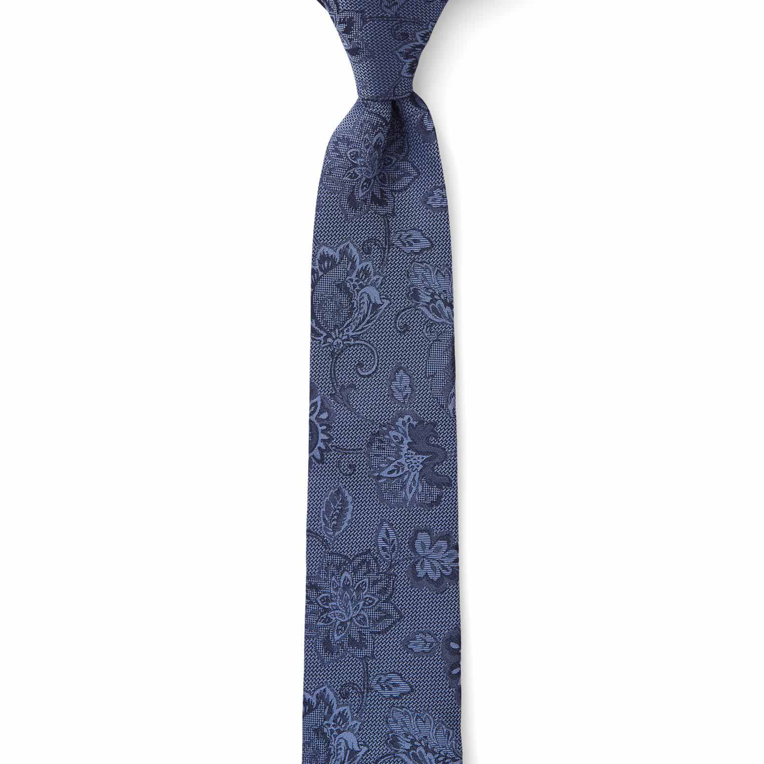 Uberstone Matte Floral 6cm Tie